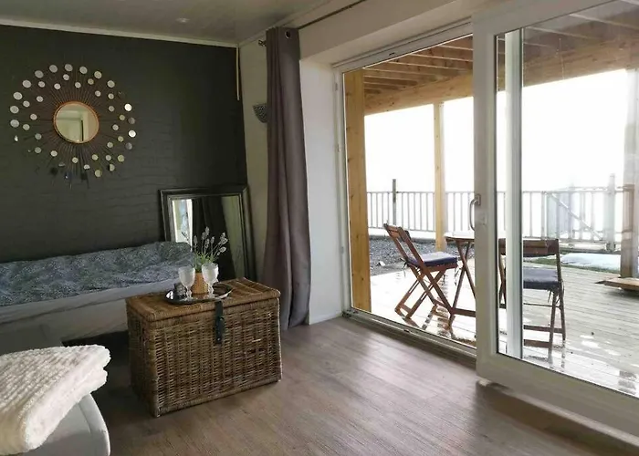 Panoramaresort In Hardangerfjord With Boat And Sauna To Rent - Seaside For 2 Personer Apartment Oystese